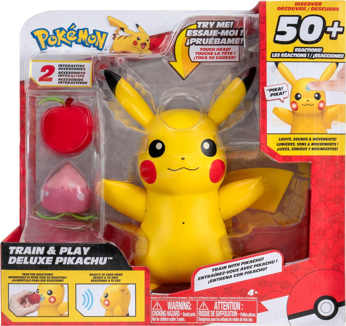 Jazwares Pokémon - Deluxe Zugspielset mit Pikachu