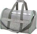Trixie - hondentas dillon - grijs mintgroen - 54x32x33 cm
