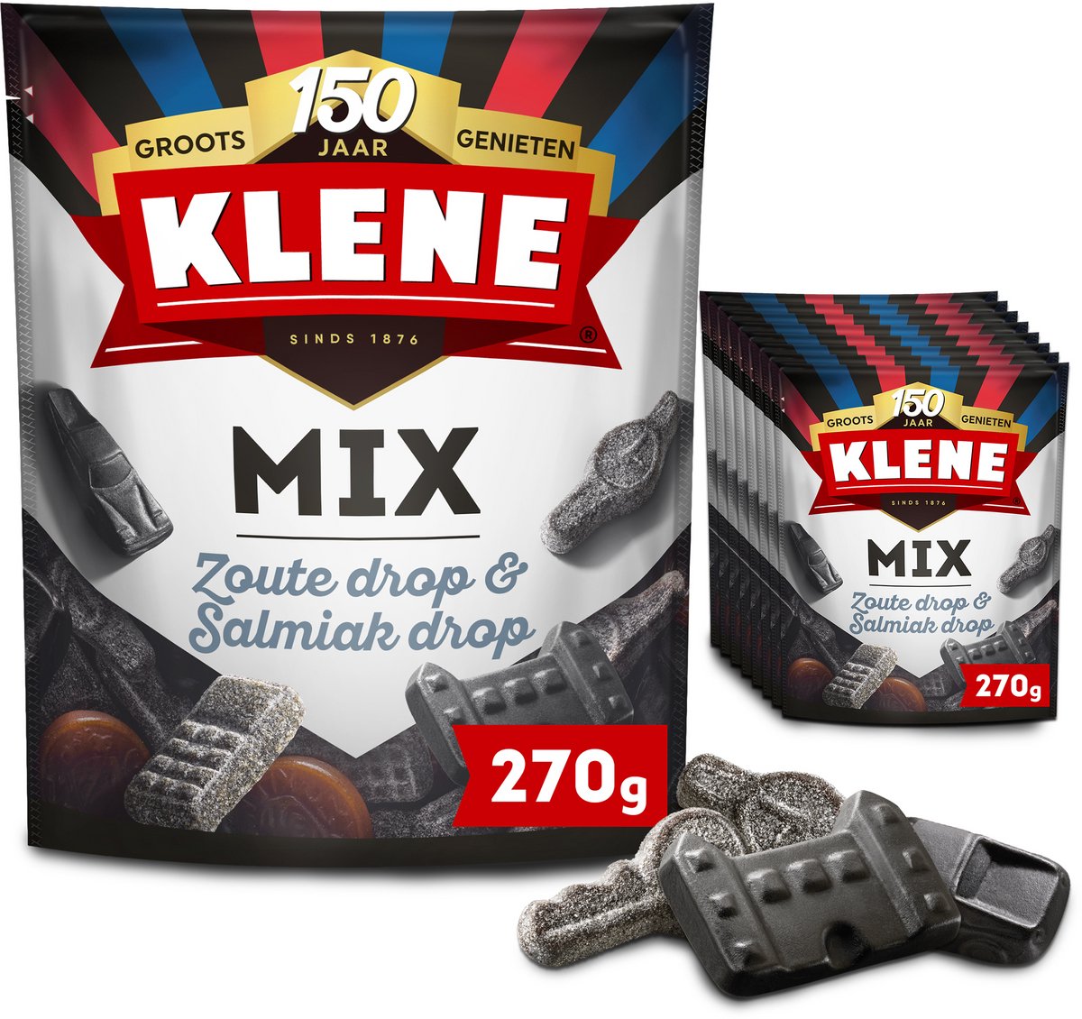 Klene zoute salmiak mix (8x 270gr)