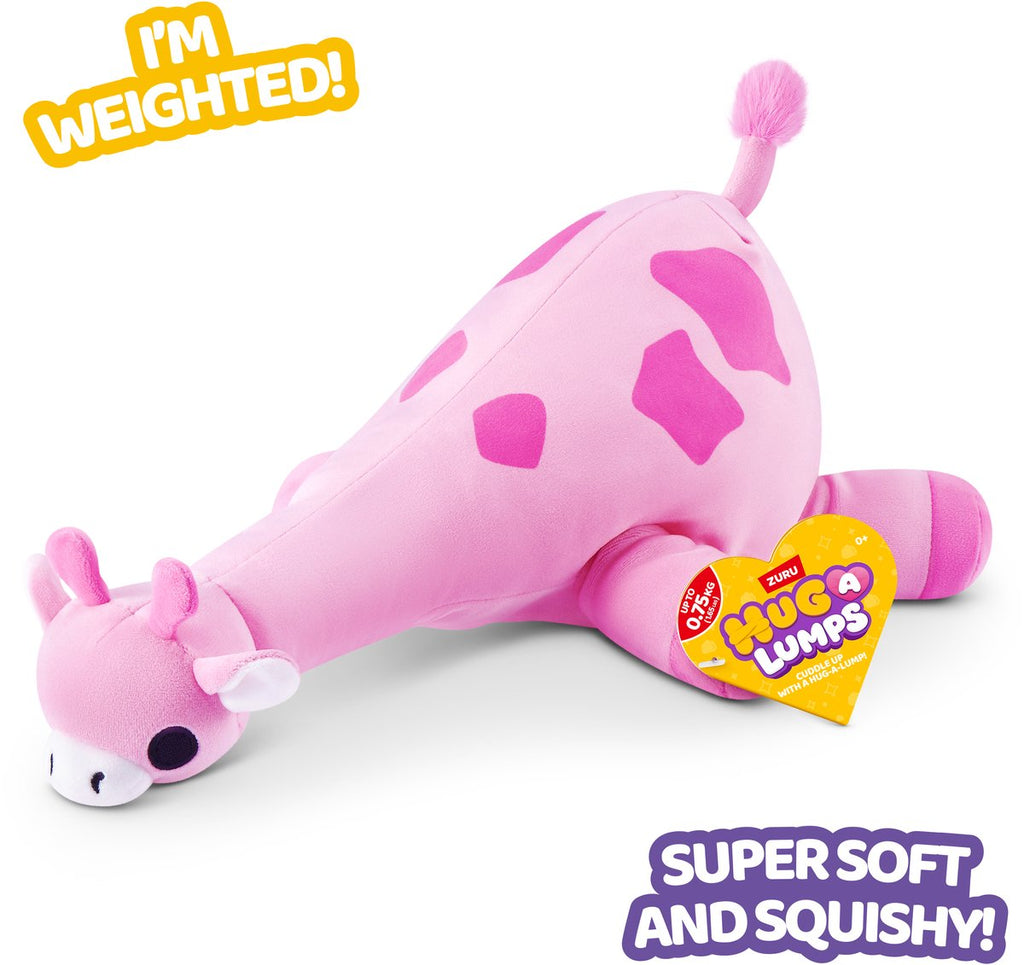 ZURU Hug a Lumps Kuscheltier-Giraffe, 35 cm