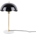 Leitmotiv tafellamp waved dome - zwart - 30x30x56cm - modern