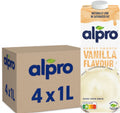 Alpro - soja drink vanille - 4x 1ltr