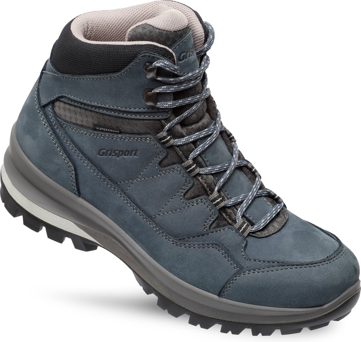 Grisport bari mid dames wandelschoenen - blue 40