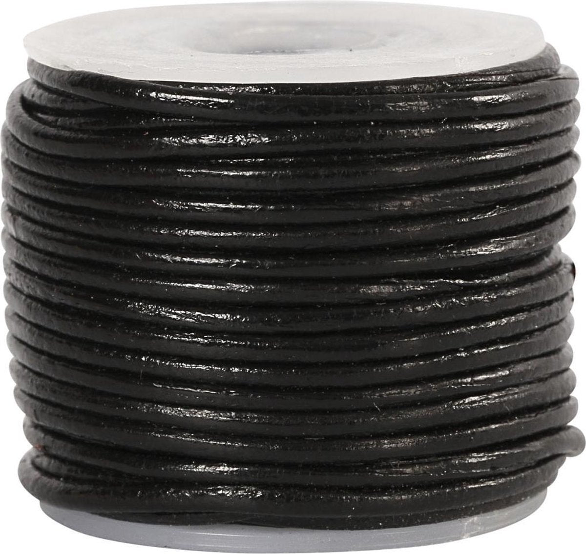 Creativ company leerkoord 1 mm zwart 10 m