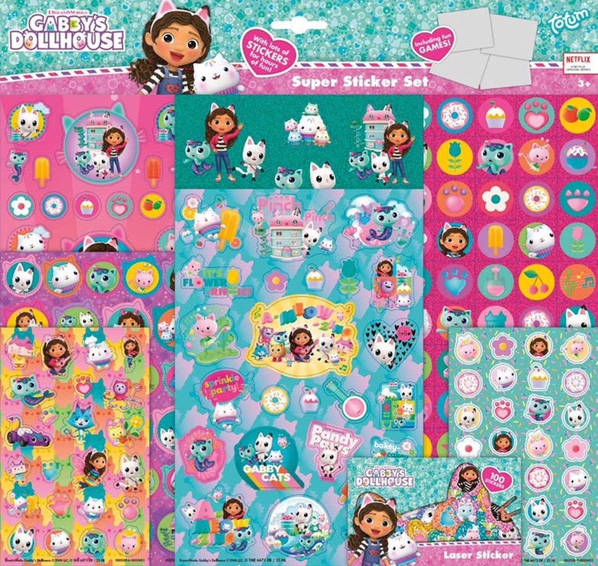 Totum Gabbys Puppenhaus - Super-Sticker-Set