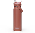 Camelbak thrive flip straw - vacuum insulated - isolatie drinkfles - 750 ml - rood (sierra red)