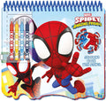 Zeichenblock mit Spidey-Schablonen aus dem Spielzeugland