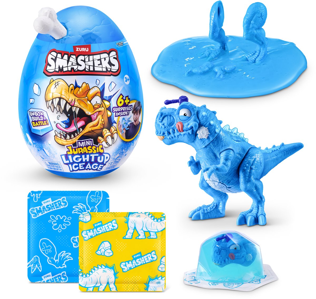 Smashers jurrassic ice age mini egg (t-rex)