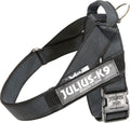 Julius k9 julius-k9 idc®color gray® riemtuig, l - maat 1, zwart
