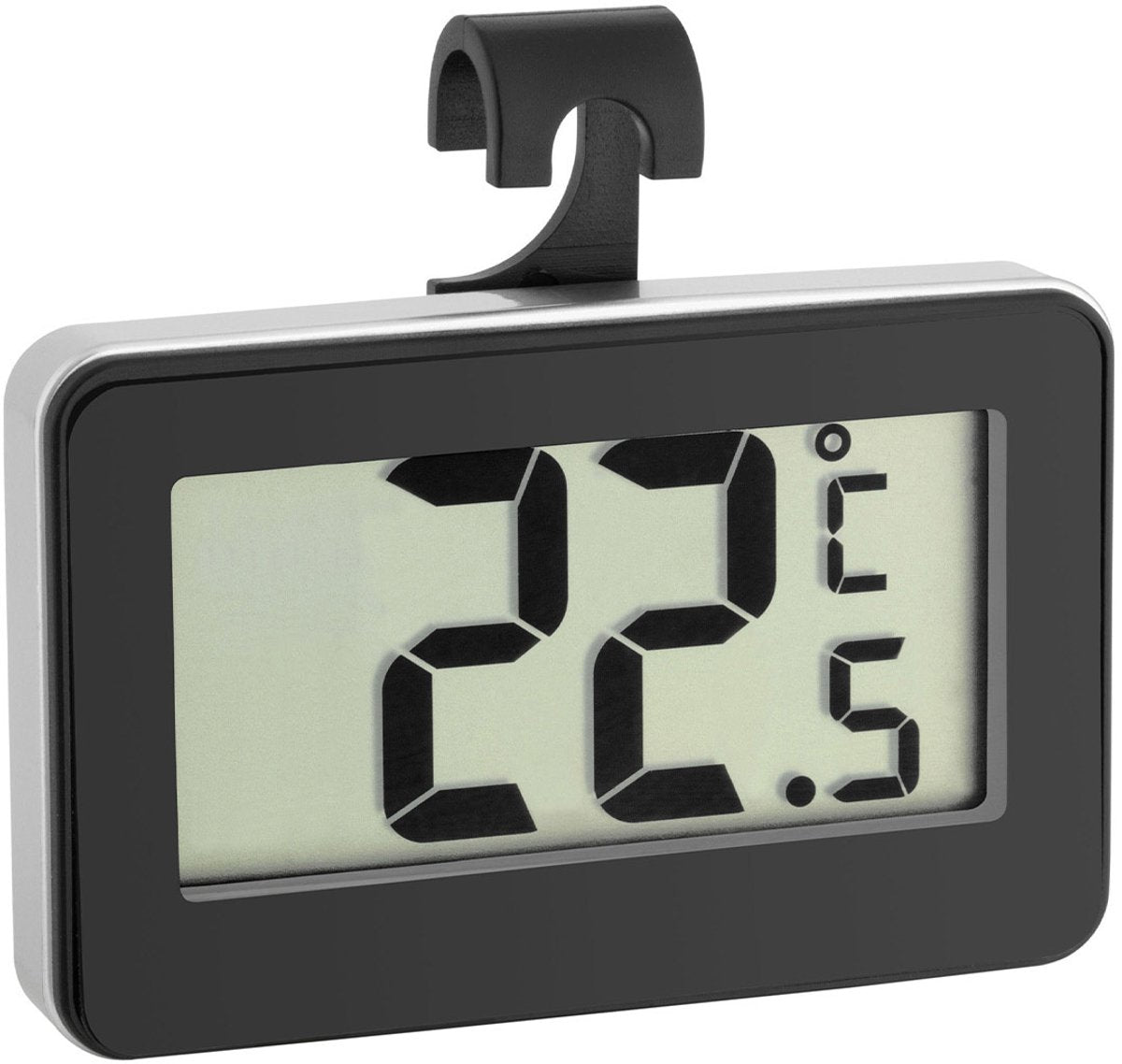 Tfa wetterstationen digitale thermometer, zwart - ideaal voor het meten van de temperatuur in de koelkast