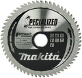 Makita ø 190mm asgat 30 (20)mm 60t cirkelzaagblad voor aluminium | specialized - e-16863