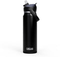 Camelbak thrive flip straw drinkfles - 750 ml - rvs - met rietje - isolatie waterfles - zwart