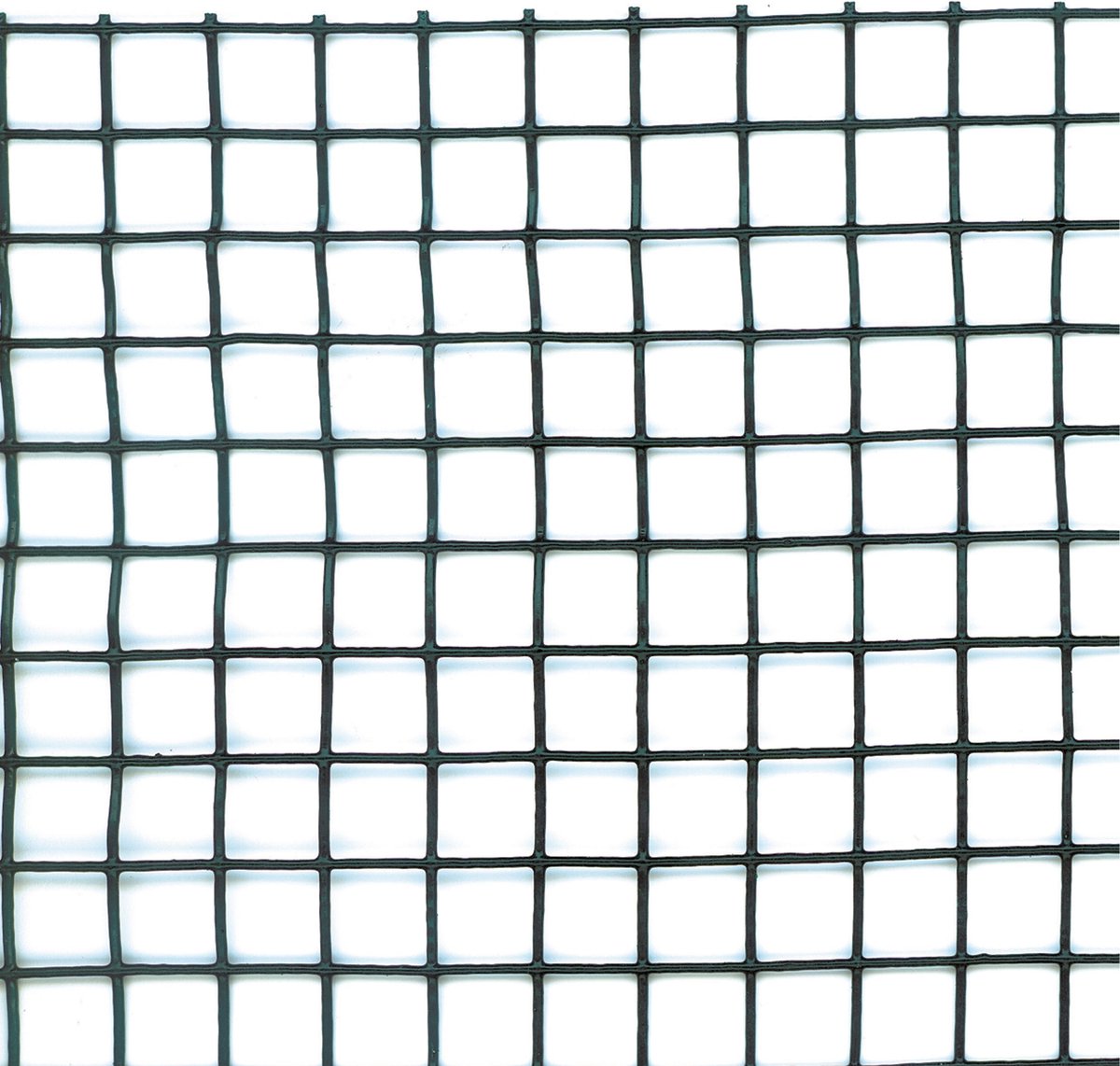Sichtschutzwand aus Naturholz, quadratisches Maschengewebe 20x20 mm, 1x3 m, grün