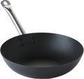 Point-virgule wokpan - carbonstaal - excalibur anti-aanbaklaag - ø 30cm