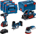 Bosch professional accu combiset 4-delig 18v procore 1x 4.0ah 2x 5.5ah in l-boxx - 0615990n36