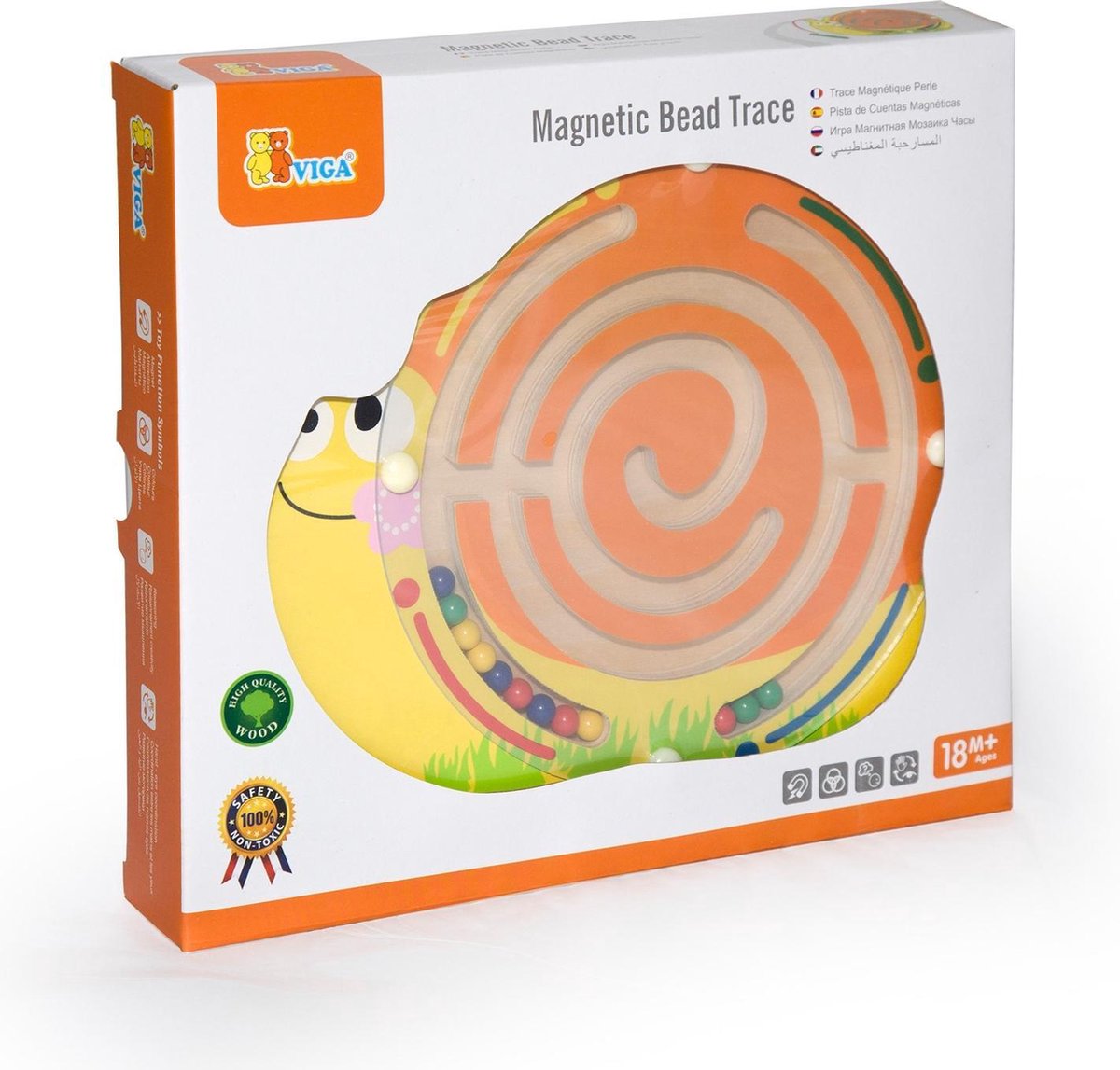 Viga magnetisch doolhof - slak