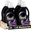 Fleuril black - vloeibaar wasmiddel - donkere en zwarte was - 4x29 wasbeurten - voordeelverpakking