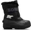Sorel childrens snow commander™ boot youth unisex little snowboots - black, charcoal - maat 30