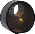 Lucide loxia - tafellamp - ø 26,5 cm - 1xe14 - zwart
