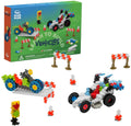 Plus-plus learn to build voertuigen 500 delige bouwset - 7011 - bouwspeelgoed - constructiespeelgoed - set met bouwstenen - vanaf 5 jaar