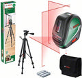 Bosch universallevel 3 set - kruislijnlaser - loodpunt boven en onder - inclusief statief - opbergetui - batterijen