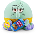 Snackles gelicentieerd personage spongebob squarepants knuffel van 35 cm (squidward tentacles) van zuru