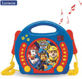 Lexibook paw patrol draagbare cd-speler met 2 meezingmicrofoons