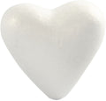Creativ company cc heart, h: 11 cm, d. 5 cm, w: 11,5 cm, white, 5 pc 1 pack