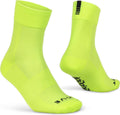 Gripgrab - lightweight sl performance zomer fietssokken 1 paar coolmax wielersport sokken regular cut - geel hi-vis - unisex - maat s (38-41)