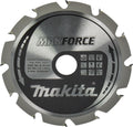 Makita ø 190mm asgat 30mm 12t cirkelzaagblad voor hout | makforce - b-32144