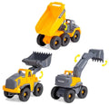 Dickie speelgoedvoertuig - toys - set van volvo bouwvoertuigen 26cm - 3 eenheden