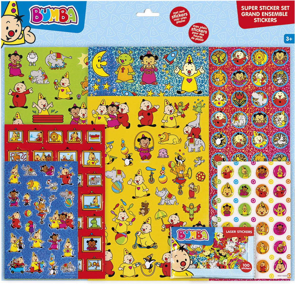 Bambolino Toys Super Sticker-Set - Bumba