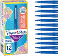 Paper mate flair-viltstiften | medium punt (0,7 mm) | blauwe inkt | 36 stuks