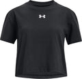 Under armour ua crop sportstyle logo ss meisjes sportshirt - maat ymd