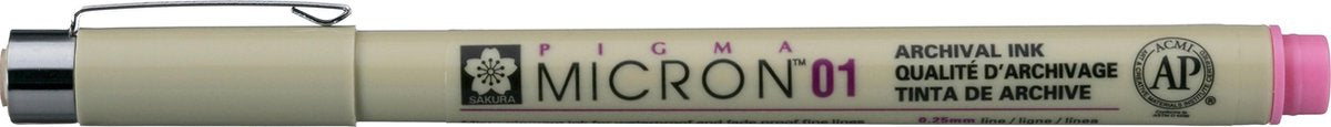 Sakura pigma micron 01 pen roze
