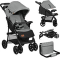 Lionelo emma plus - buggy - lichte en duurzame kinderwagen - 5-punts gordel - rugleuningverstelling tot ligpositie - verlengd luifel met venster - grote mand - praktische tas en organizer - schokdempers - geschikt voor kinderen tot 15 kg