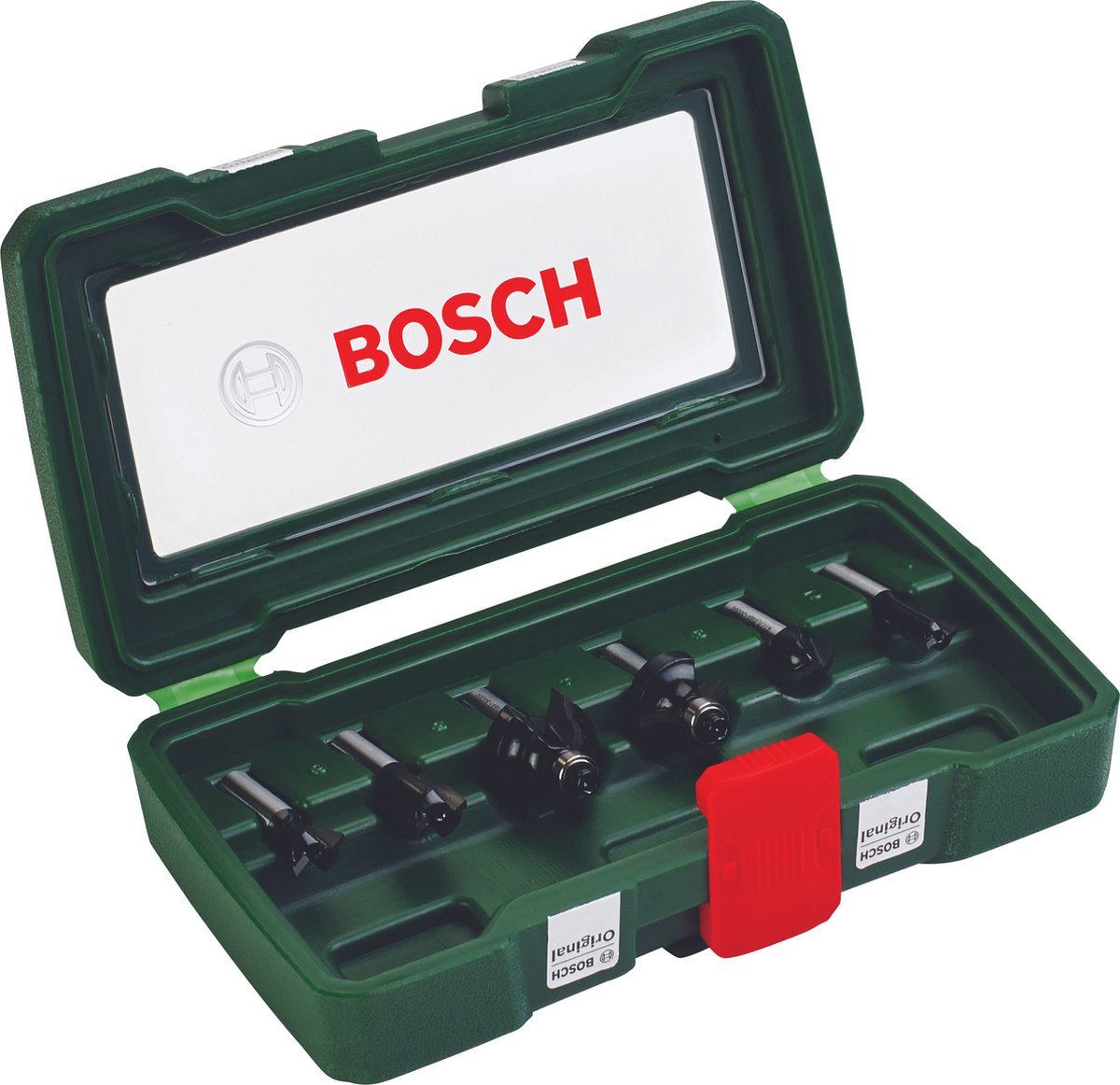 Bosch accessoires hardmetalen freesset | 6 delig | 8 mm schacht - 2607019463