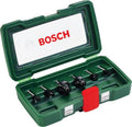 Bosch set hm-houtfrezen 6-delig - diameter 6 mm