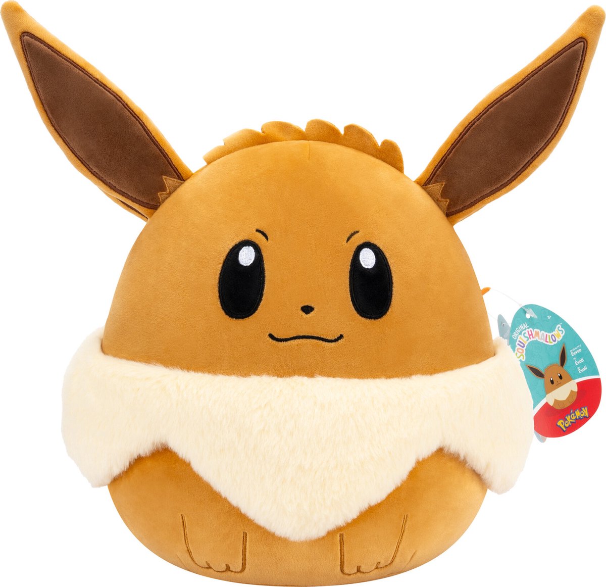 Squishmallows Pokémon Plüschtier – Evoli, 35 cm