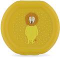 Trixie set van twee snackdoosjes met clip - mr. lion- makkelijk te openen – bpa-vrij – voor school en onderweg