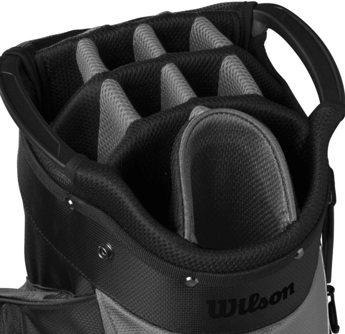 Wilson feather cartbag 2026 - grijs zwart