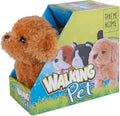 Interaktiver Gassi-Hund „Take Me Home“, braun, 15,5 cm