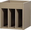 Woood turner platenkast - grenen - mud - 47x44x44