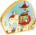 Scratch contour puzzel - olifant - 50x48.5x0.25cm - 37 stukjes - 3 jaar
