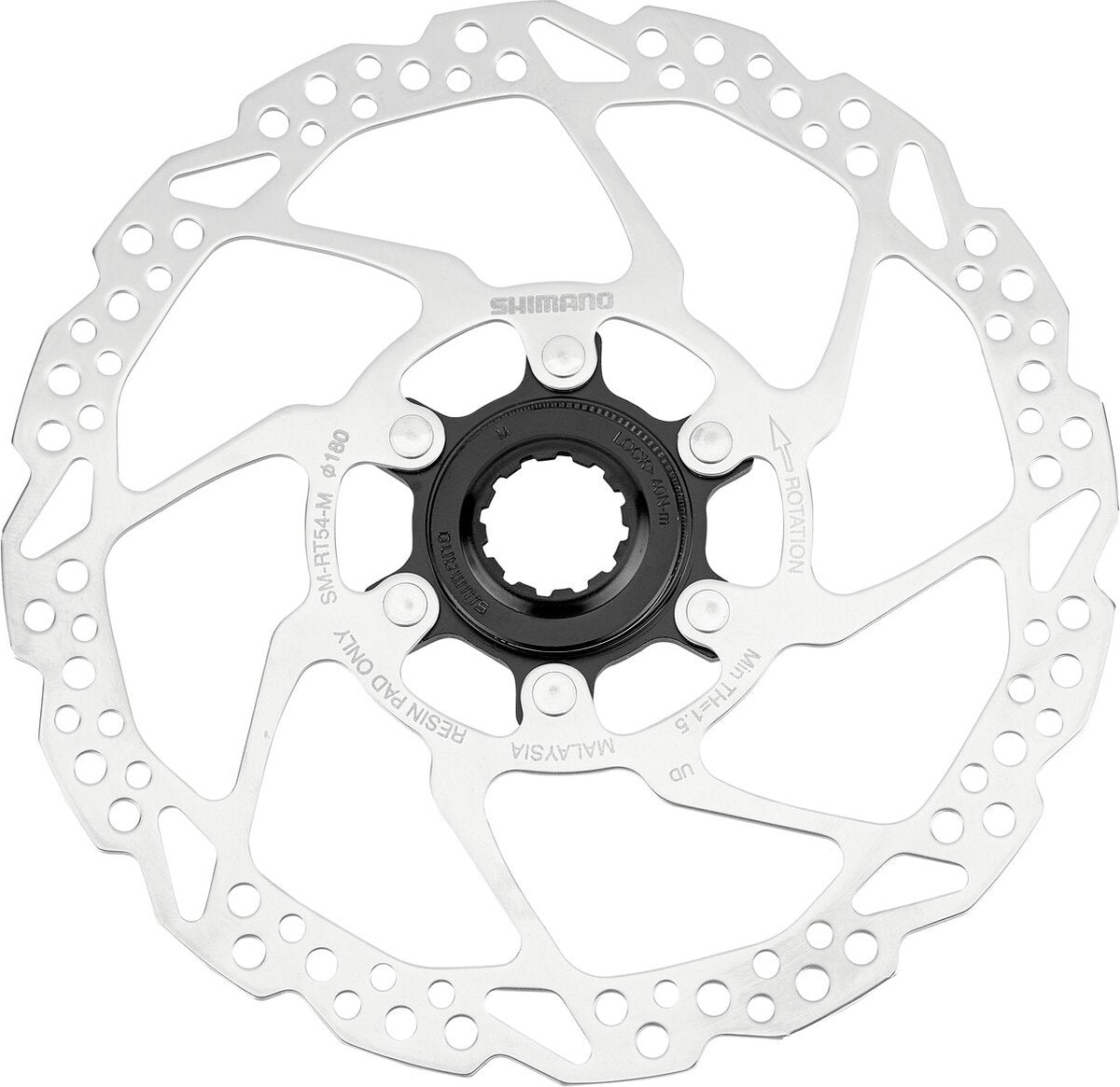 Shimano Bremsscheibe 180 mm Centerlock esmrt54m