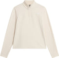 The north face w cedar trail grid fleece 1 4 zip jacket dames outdoorjas - white dune xs