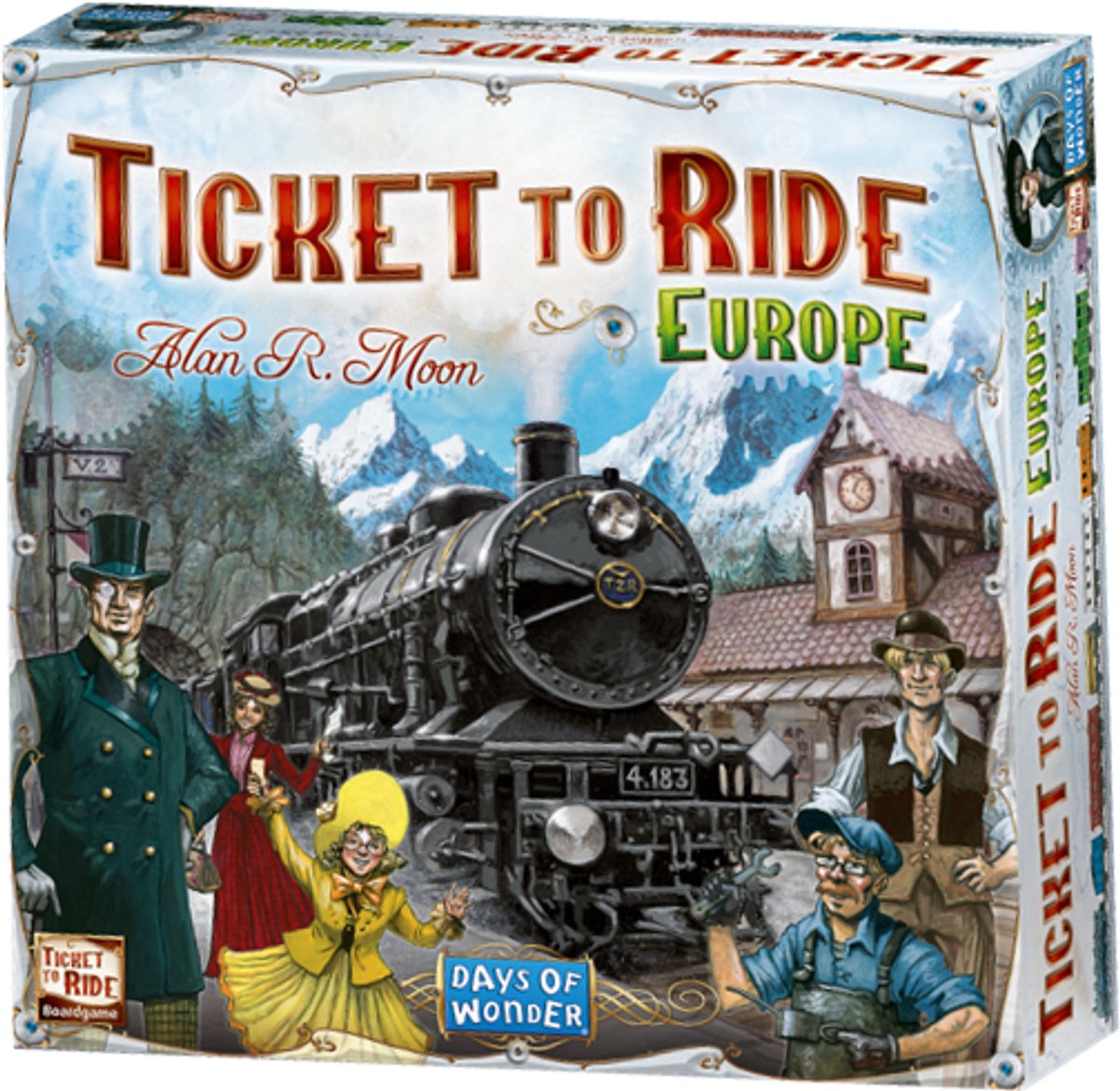 Days of wonder ticket to ride europe - nederlandstalig bordspel - strategisch gezelschapsspel voor familie vrienden