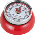 Zassenhaus magnetische kookwekker - rood - retro-collection -