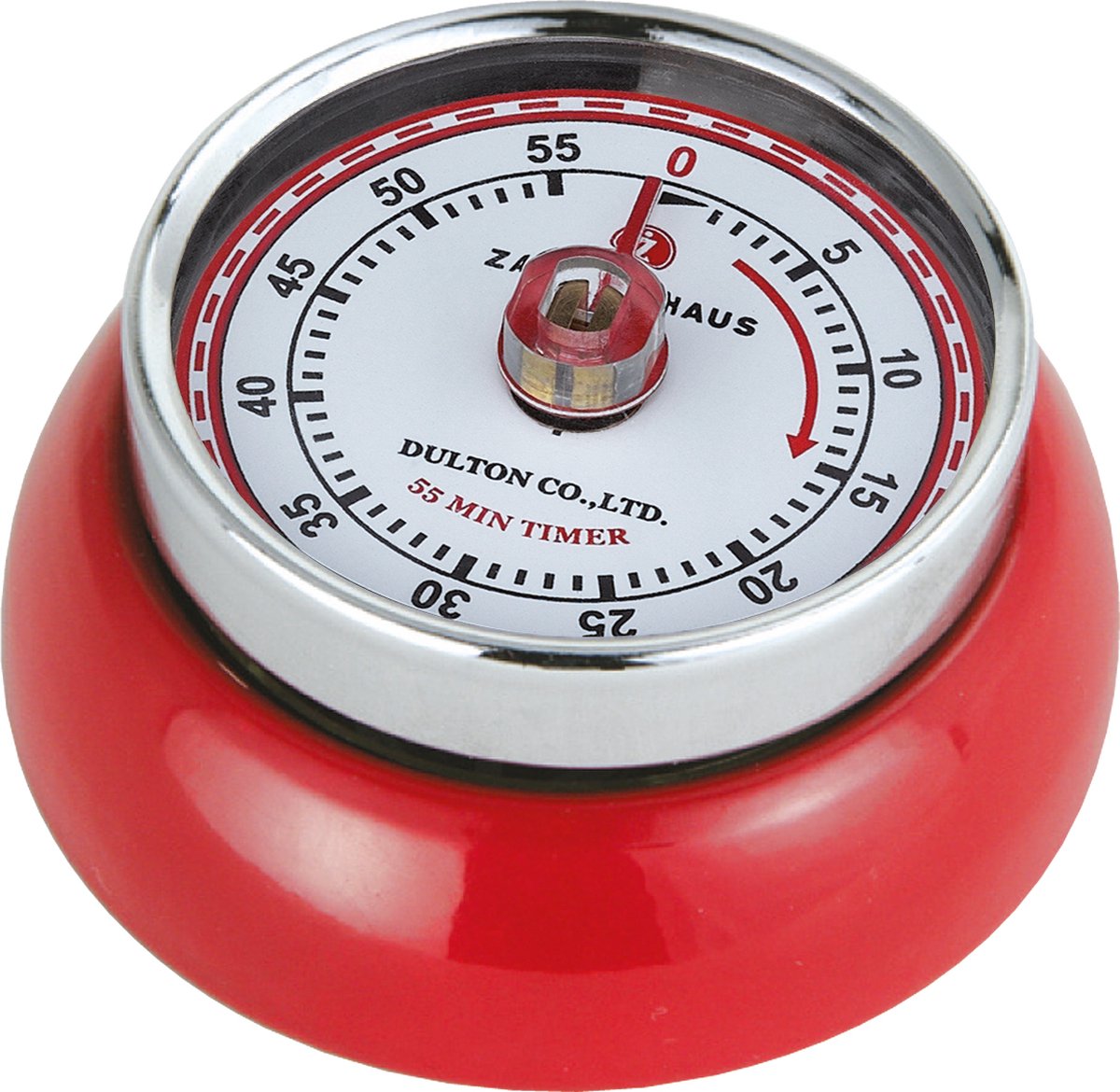 Zassenhaus magnetische kookwekker - rood - retro-collection -