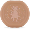 Trixie set van twee snackdoosjes met clip - mrs. cat - makkelijk te openen – bpa-vrij – voor school en onderweg